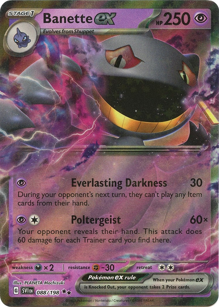 Image for Banette ex (SV01: Scarlet & Violet Base Set) (088/198) - Pokemon
