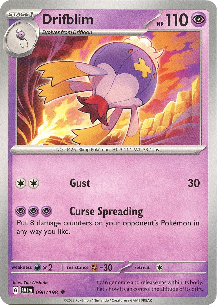 Image for Drifblim (SV01: Scarlet & Violet Base Set) (090/198) - Pokemon