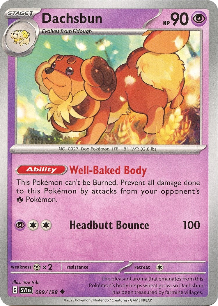 Image for Dachsbun (SV01: Scarlet & Violet Base Set) (099/198) - Pokemon