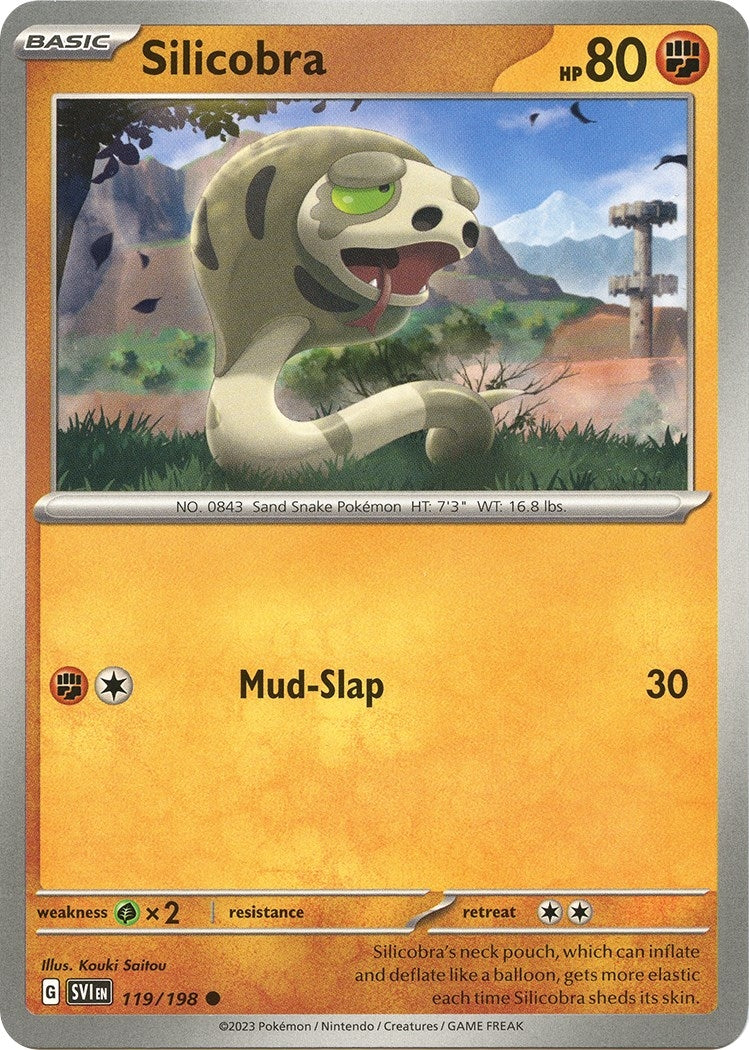 Image for Silicobra (SV01: Scarlet & Violet Base Set) (119/198) - Pokemon