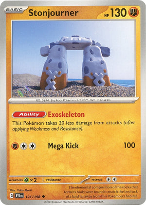Image for Stonjourner (SV01: Scarlet & Violet Base Set) (121/198) - Pokemon