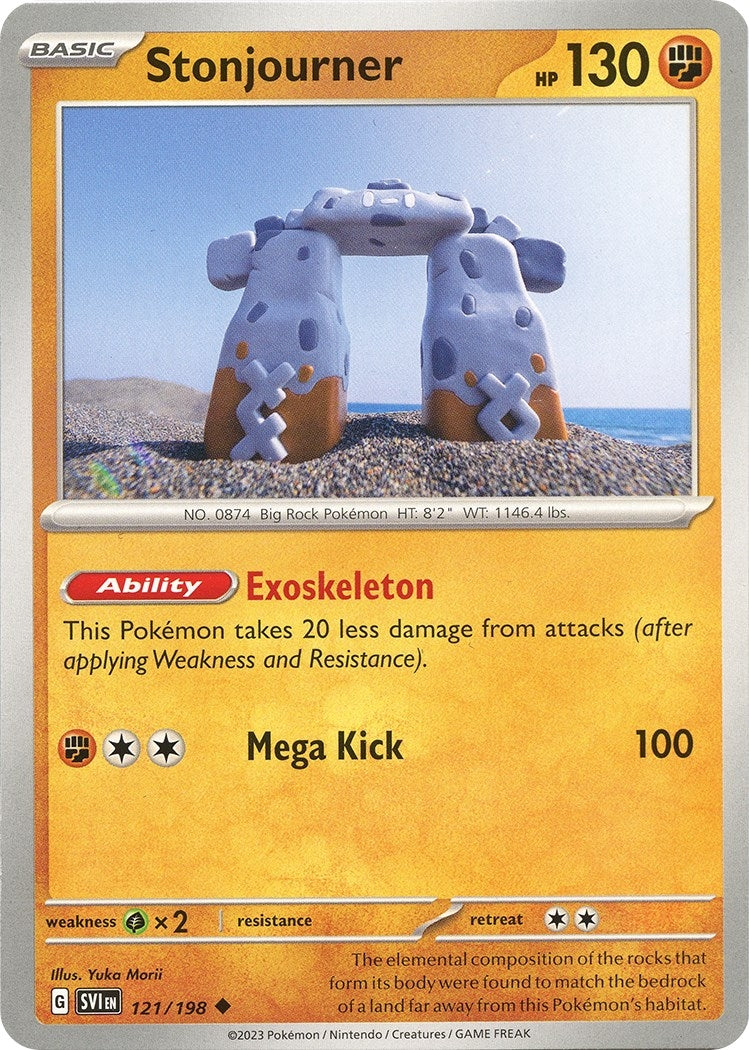 Image for Stonjourner (SV01: Scarlet & Violet Base Set) (121/198) - Pokemon