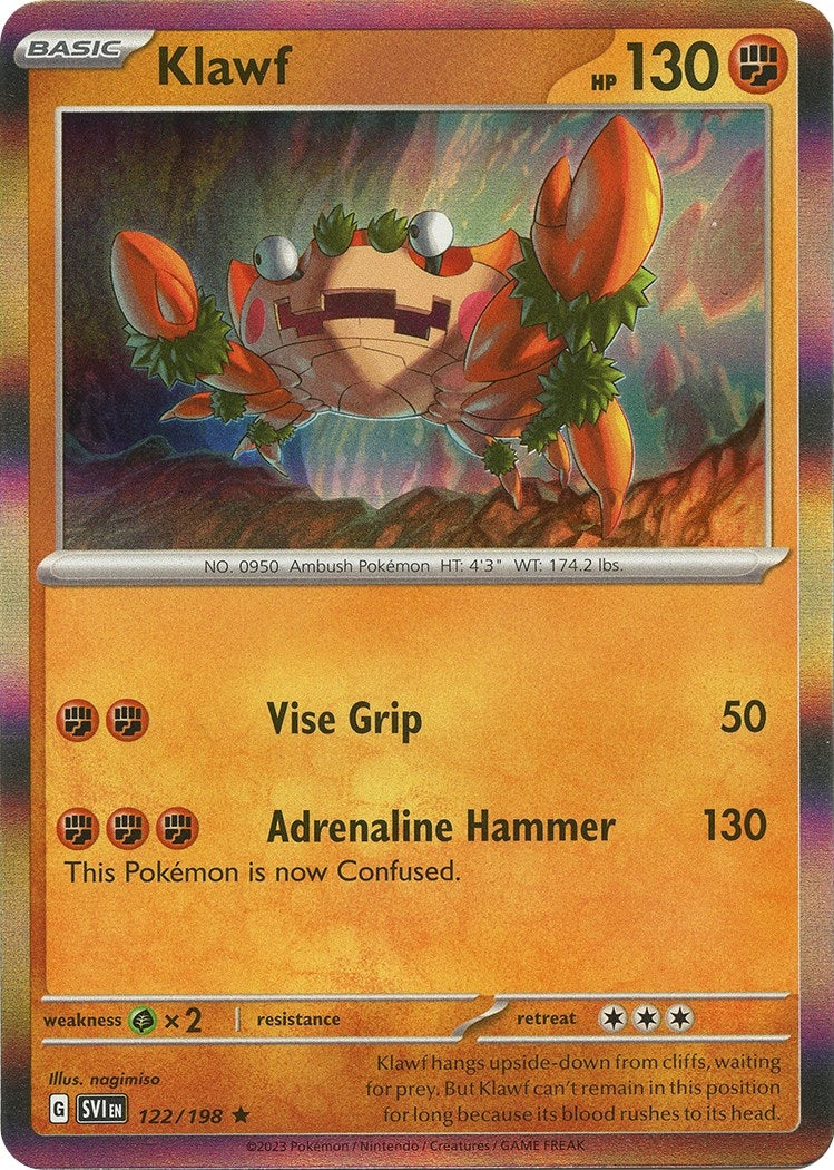 Image for Klawf (SV01: Scarlet & Violet Base Set) (122/198) - Pokemon