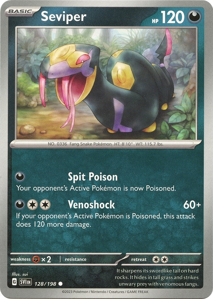 Image for Seviper (SV01: Scarlet & Violet Base Set) (128/198) - Pokemon
