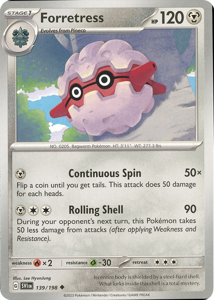 Image for Forretress (SV01: Scarlet & Violet Base Set) (139/198) - Pokemon