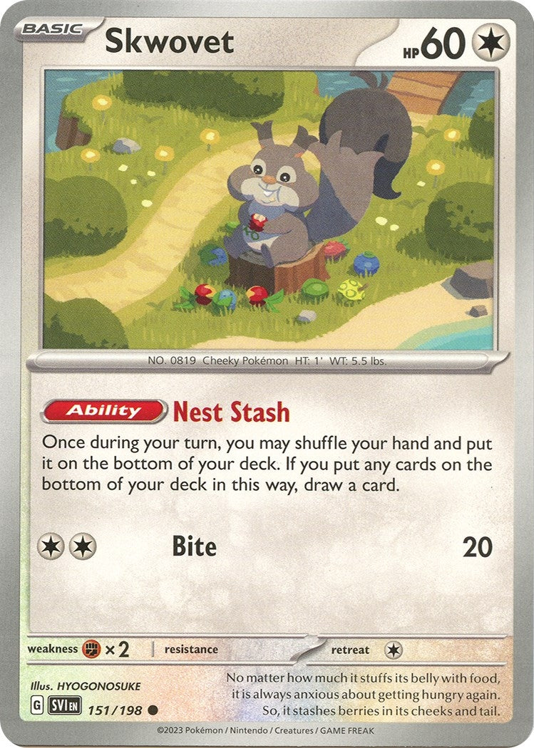 Image for Skwovet (SV01: Scarlet & Violet Base Set) (151/198) - Pokemon