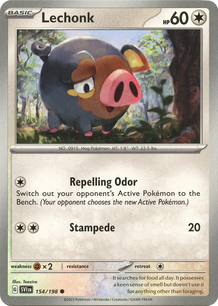 Image for Lechonk (SV01: Scarlet & Violet Base Set) (154/198) - Pokemon