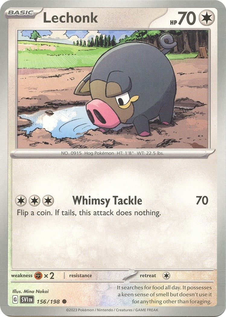 Image for Lechonk (SV01: Scarlet & Violet Base Set) (156/198) - Pokemon