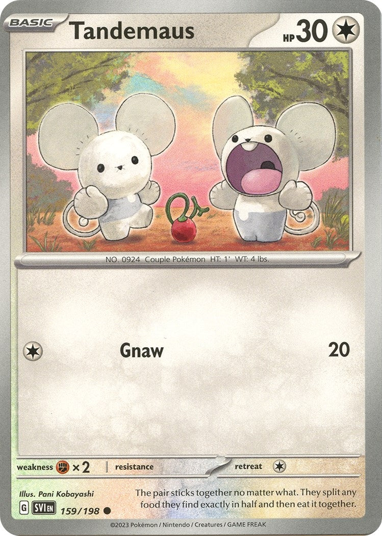 Image for Tandemaus (SV01: Scarlet & Violet Base Set) (159/198) - Pokemon