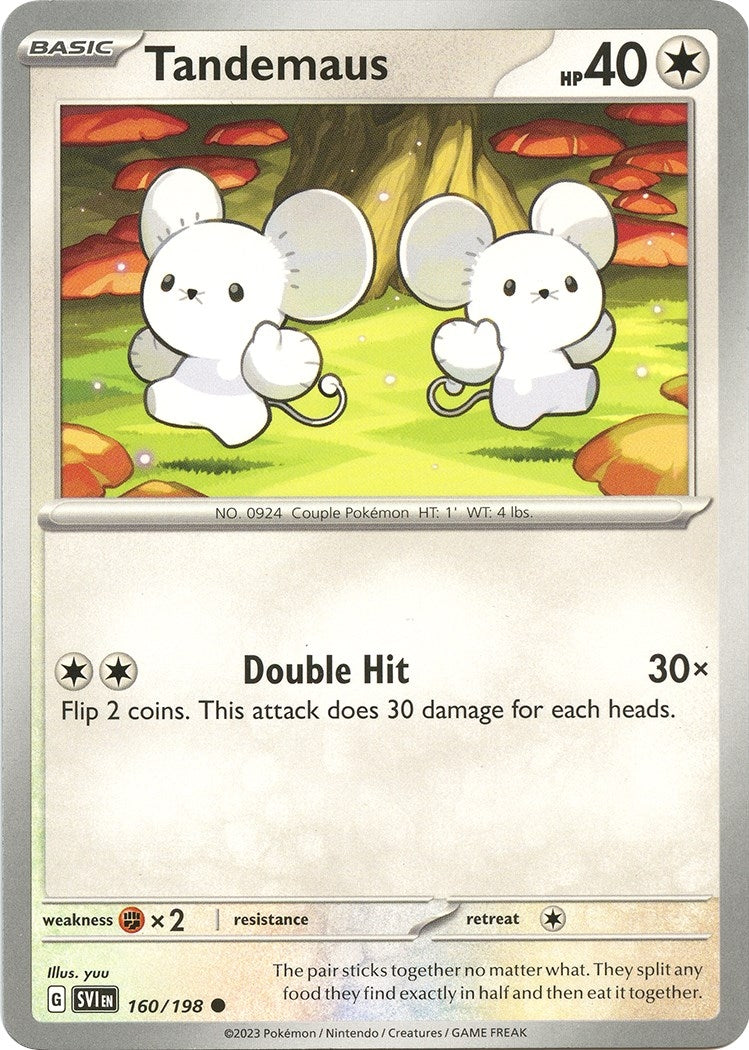 Image for Tandemaus (SV01: Scarlet & Violet Base Set) (160/198) - Pokemon