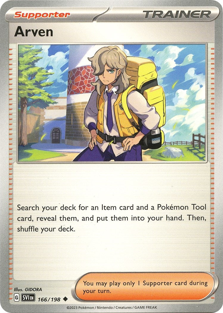 Image for Arven (SV01: Scarlet & Violet Base Set) (166/198) - Pokemon