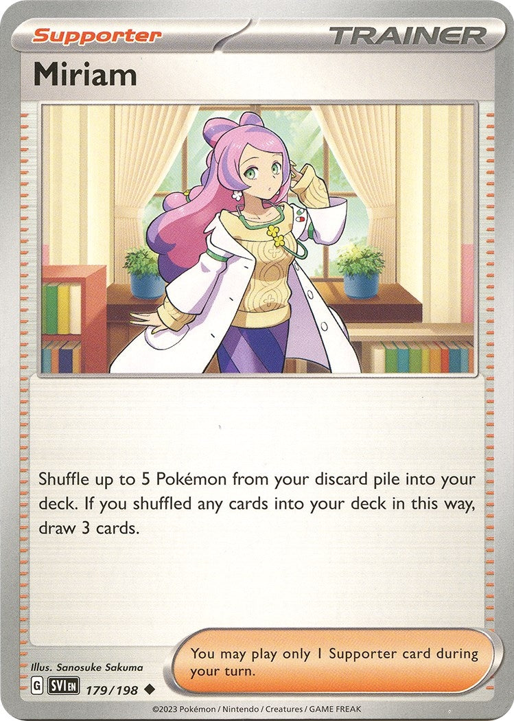 Image for Miriam (SV01: Scarlet & Violet Base Set) (179/198) - Pokemon