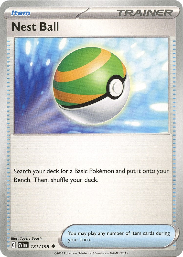 Image for Nest Ball (SV01: Scarlet & Violet Base Set) (181/198) - Pokemon