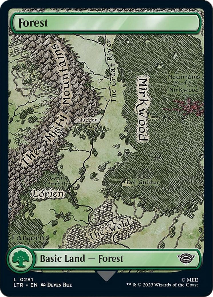Image for Forest (0281) (Universes Beyond: The Lord of the Rings: Tales of Middle-earth) (281) - Magic: The Gathering