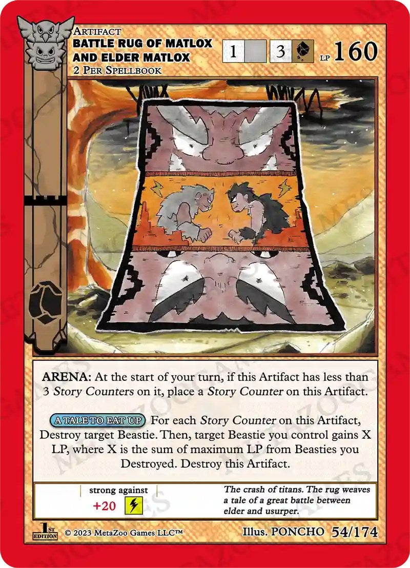 Image for Battle Rug of Matlox and Elder Matlox (Native: First Edition) (54/174) - MetaZoo