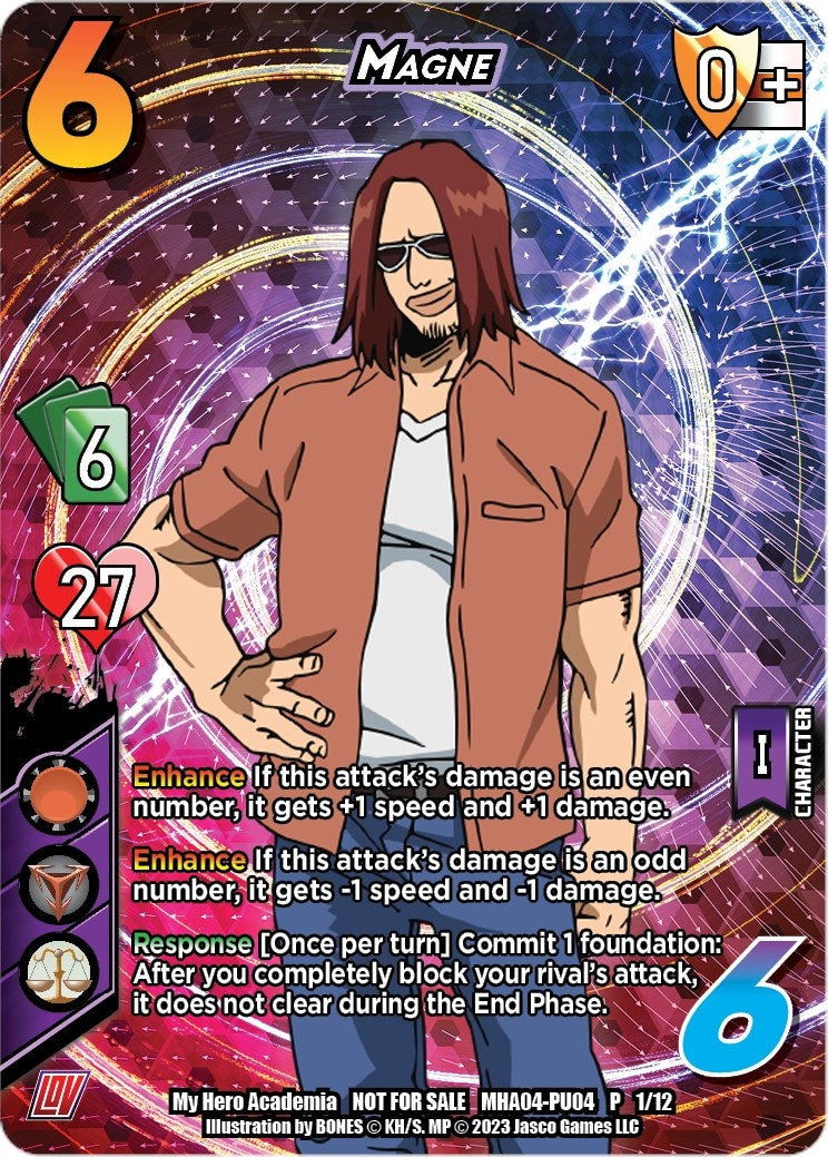 Image for Magne (Plus Ultra Pack 4) (UniVersus: My Hero Academia Promo Cards) (MHA-PU04 P 1/12) - UniVersus