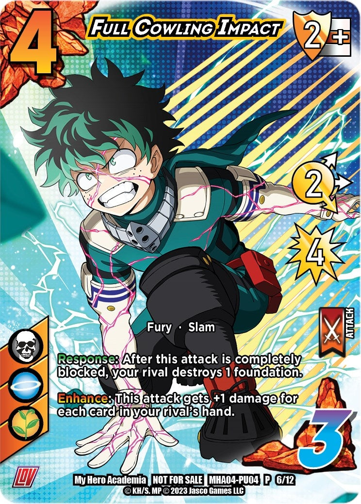 Image for Full Cowling Impact (Plus Ultra Pack 4) (UniVersus: My Hero Academia Promo Cards) (MHA-PU04 P 6/12) - UniVersus