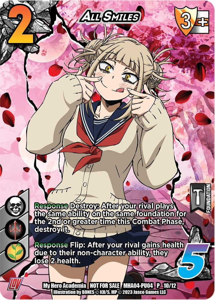 Image for All Smiles (Plus Ultra Pack 4) (UniVersus: My Hero Academia Promo Cards) (MHA-PU04 P 10/12) - UniVersus