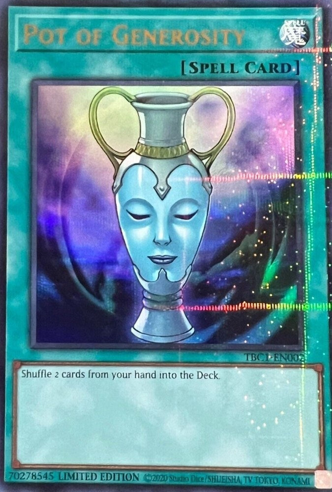 Image for Pot of Generosity (The Pot Collection) (TBC1-EN002) - YuGiOh