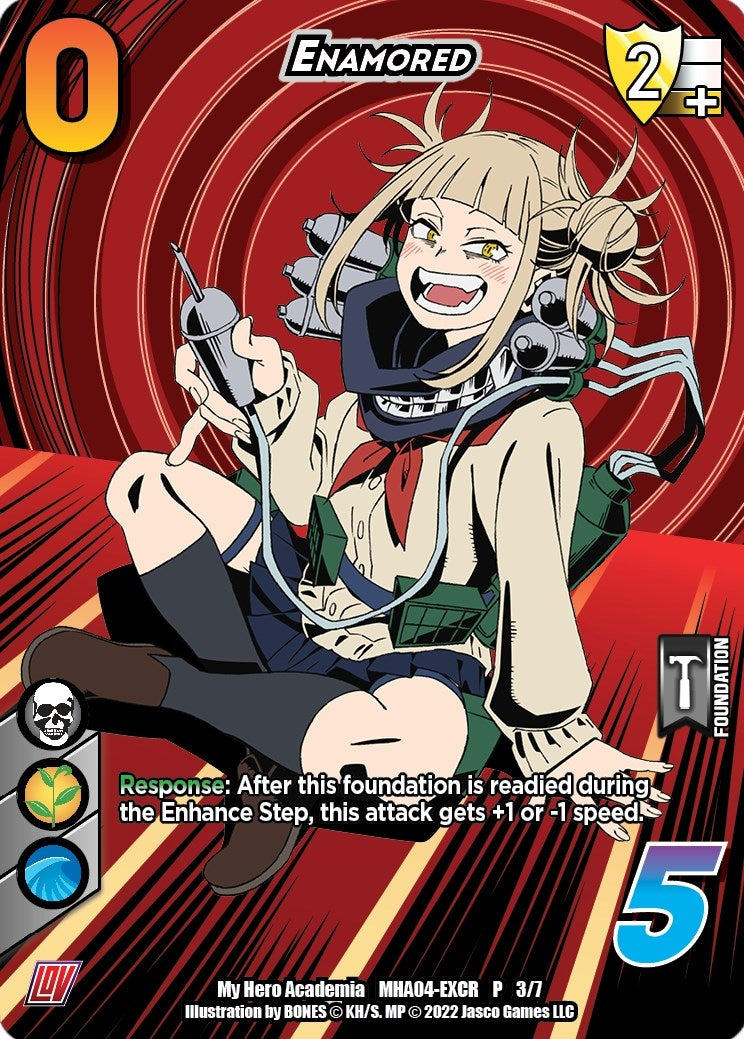Image for Enamored (League of Villains Extra Credit Series) (UniVersus: My Hero Academia Promo Cards) (MHA04-EXCR P 3/7) - UniVersus