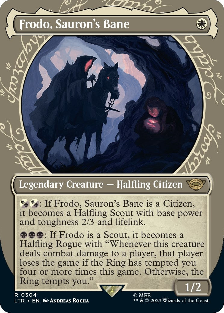 Image for Frodo, Sauron's Bane (Showcase) (Universes Beyond: The Lord of the Rings: Tales of Middle-earth) (304) - Magic: The Gathering