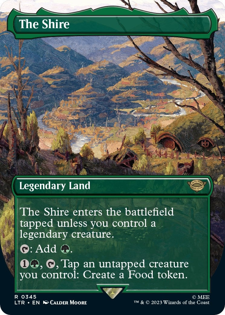 Image for The Shire (Borderless) (Universes Beyond: The Lord of the Rings: Tales of Middle-earth) (345) - Magic: The Gathering