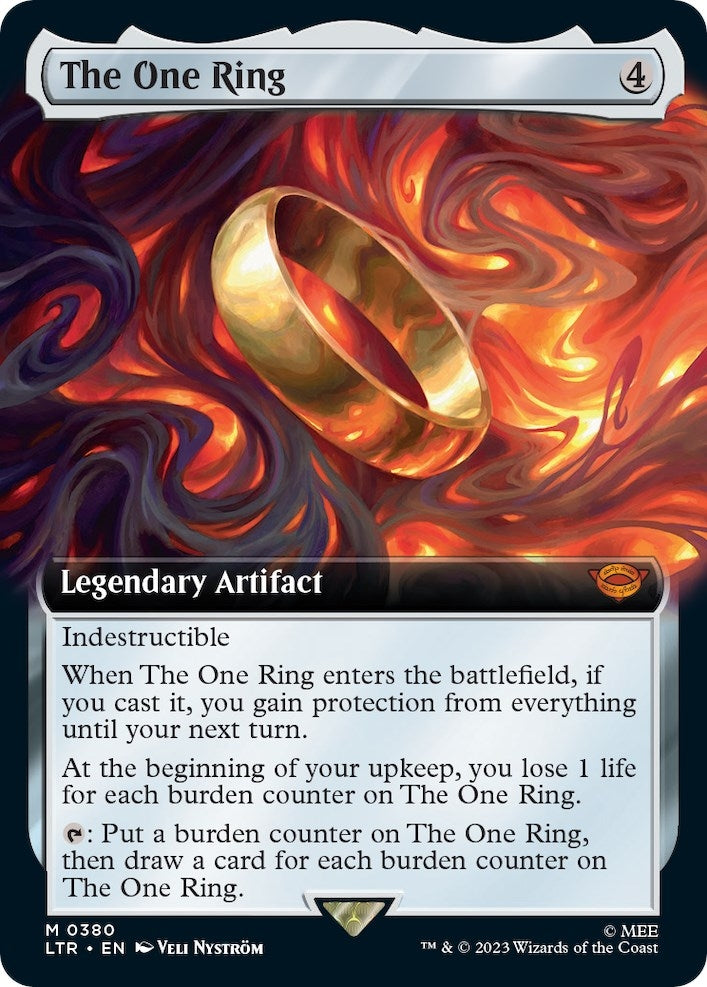 Image for The One Ring (Extended Art) (Universes Beyond: The Lord of the Rings: Tales of Middle-earth) (380) - Magic: The Gathering
