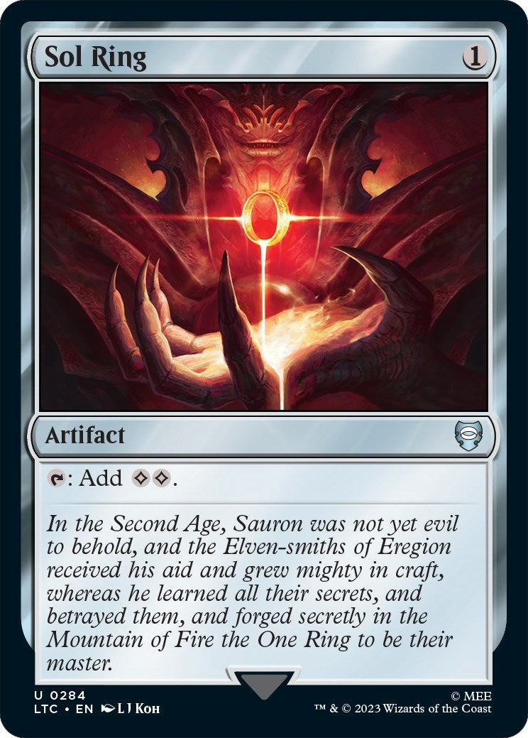 Image for Sol Ring (Commander: The Lord of the Rings: Tales of Middle-earth) (284) - Magic: The Gathering
