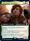 Image for Sam, Loyal Attendant (Extended Art) (Commander: The Lord of the Rings: Tales of Middle-earth) (90) - Magic: The Gathering