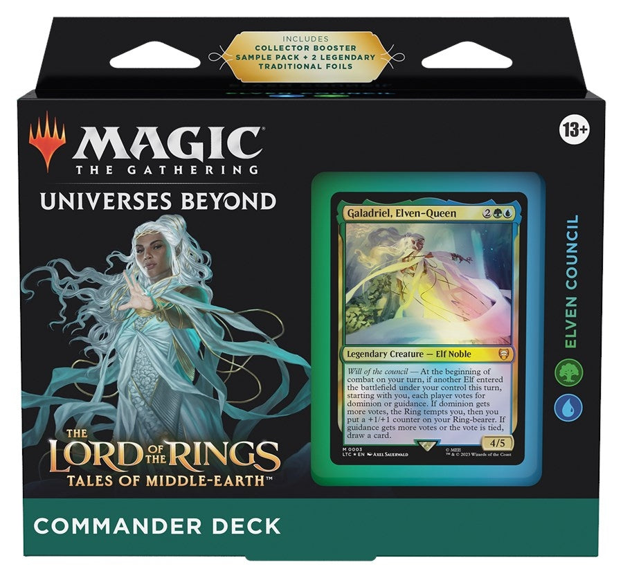 Image for The Lord of the Rings: Tales of Middle-earth Commander Deck - Elven Council - Magic: The Gathering