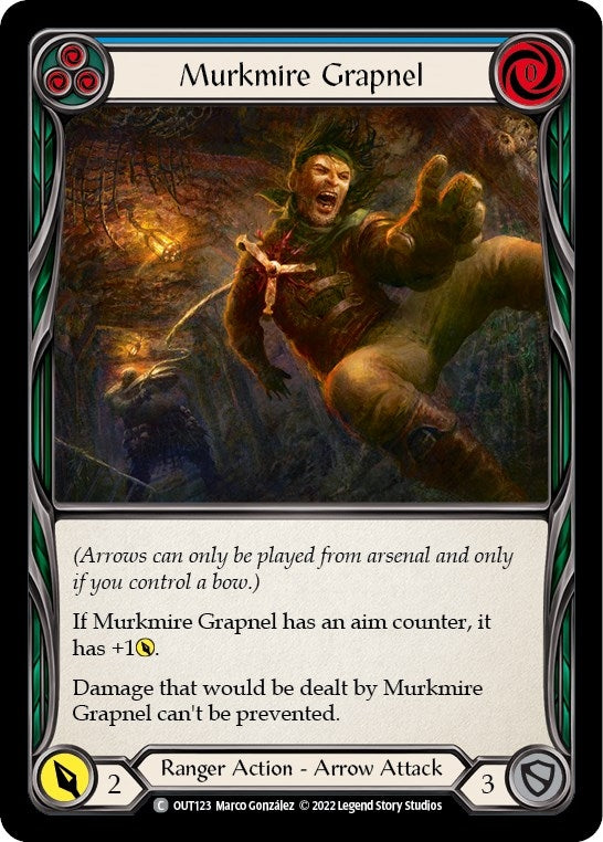 Image for Murkmire Grapnel (Blue) (Outsiders) (OUT123) - Flesh and Blood TCG