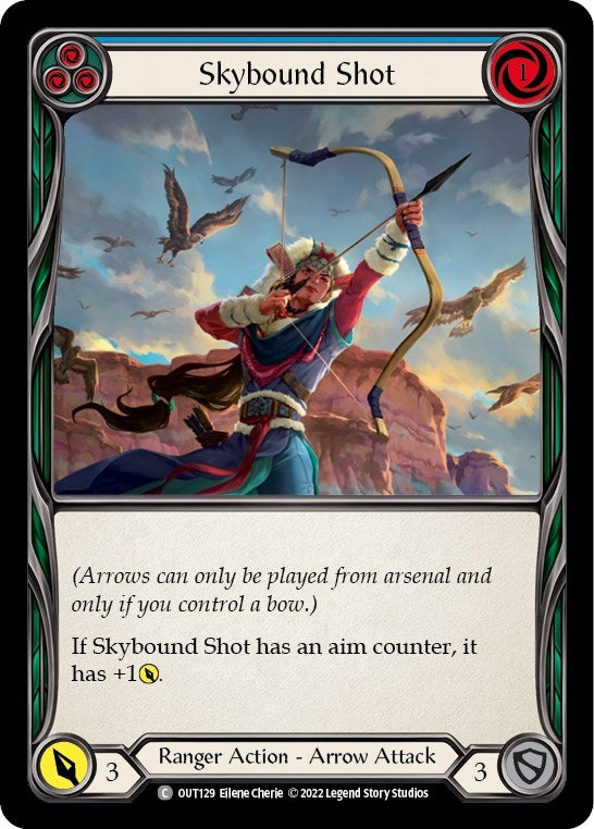 Image for Skybound Shot (Blue) (Outsiders) (OUT129) - Flesh and Blood TCG