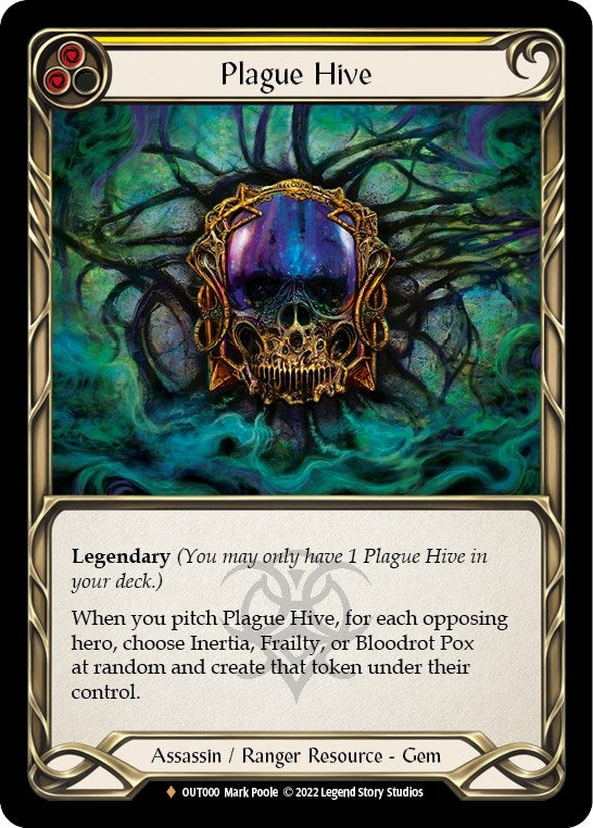 Image for Plague Hive (Outsiders) (OUT000) - Flesh and Blood TCG