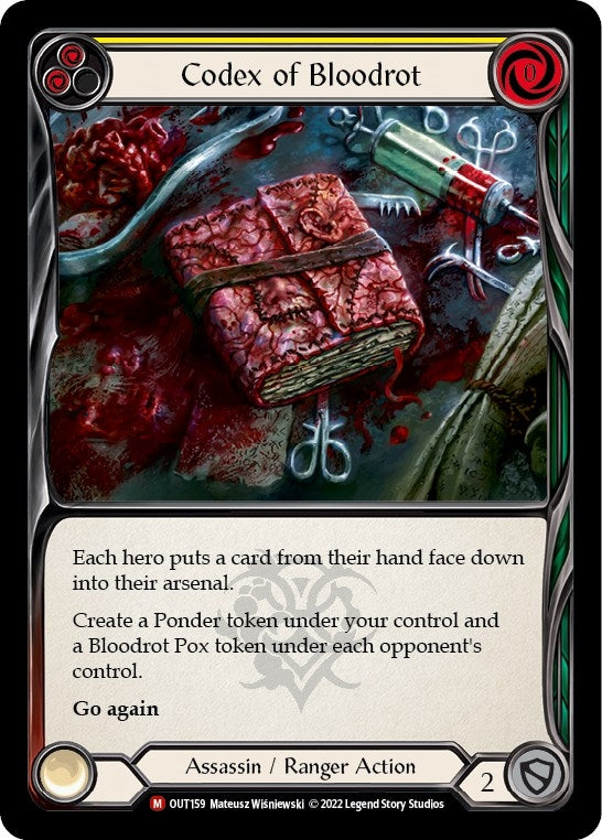 Image for Codex of Bloodrot (Outsiders) (OUT159) - Flesh and Blood TCG