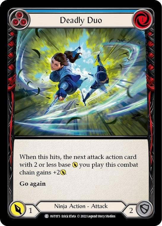 Image for Deadly Duo (Blue) (Outsiders) (OUT073) - Flesh and Blood TCG