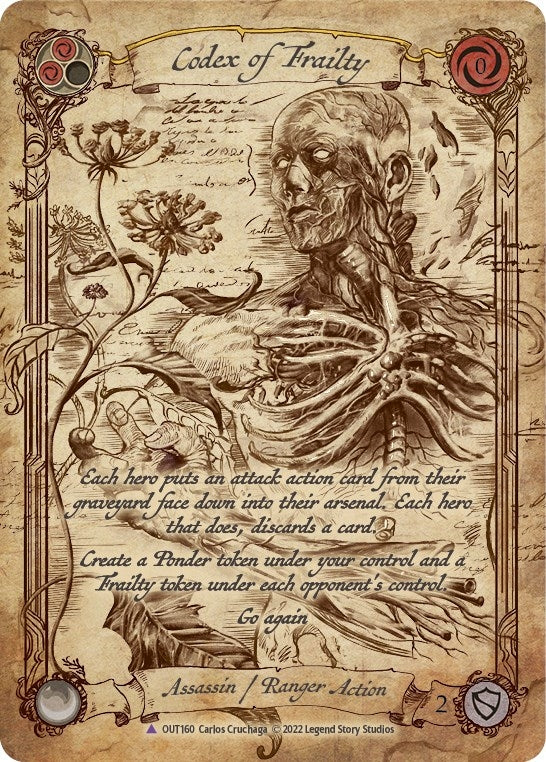 Image for Codex of Frailty (Marvel) (Outsiders) (OUT160) - Flesh and Blood TCG