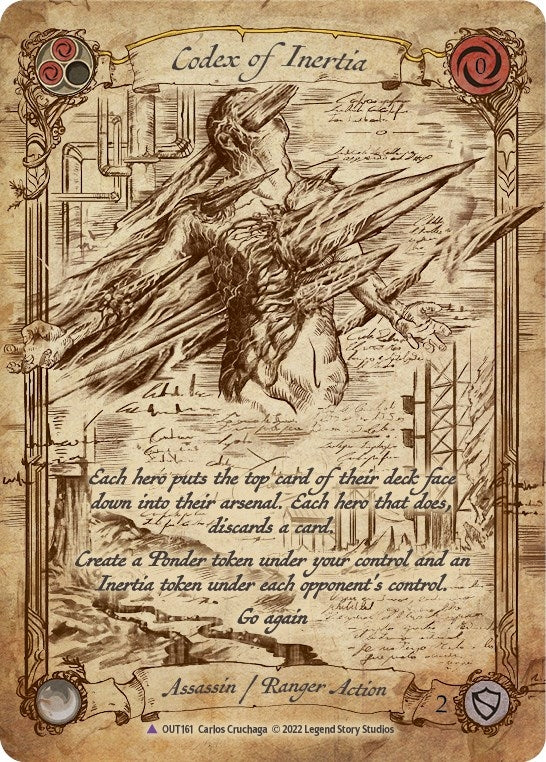 Image for Codex of Inertia (Marvel) (Outsiders) (OUT161) - Flesh and Blood TCG