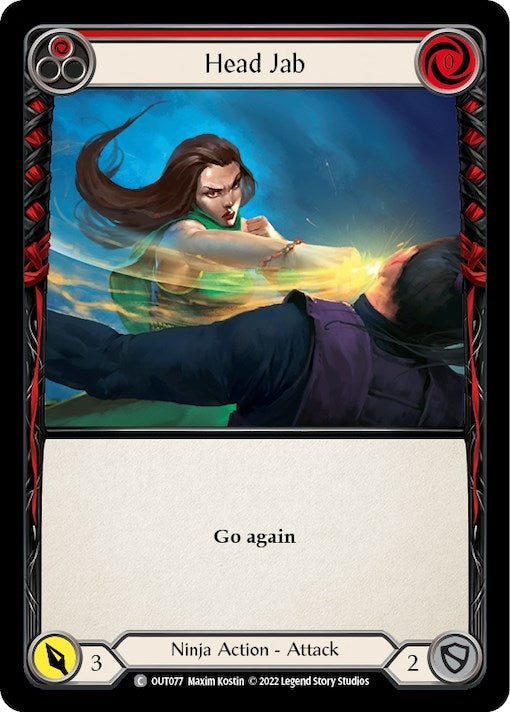 Image for Head Jab (Red) (Outsiders) (OUT077) - Flesh and Blood TCG