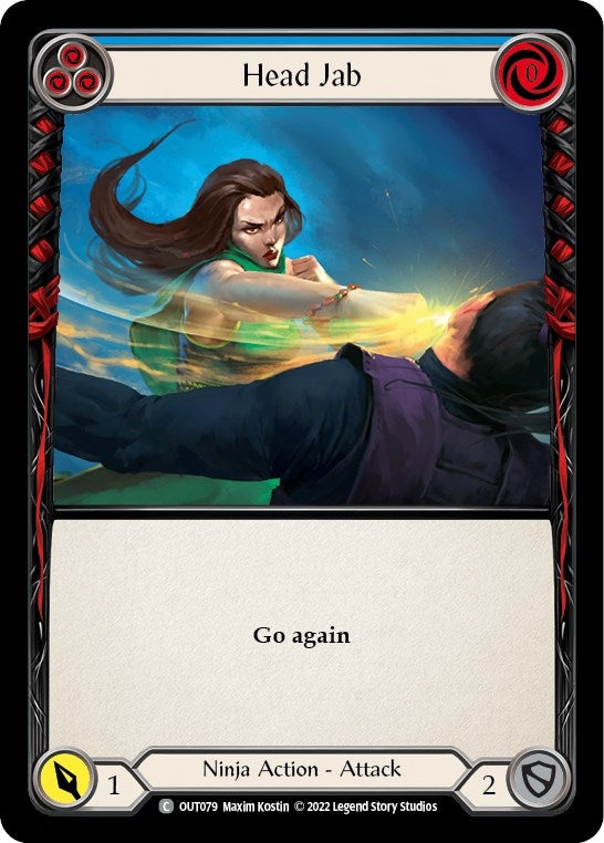 Image for Head Jab (Blue) (Outsiders) (OUT079) - Flesh and Blood TCG