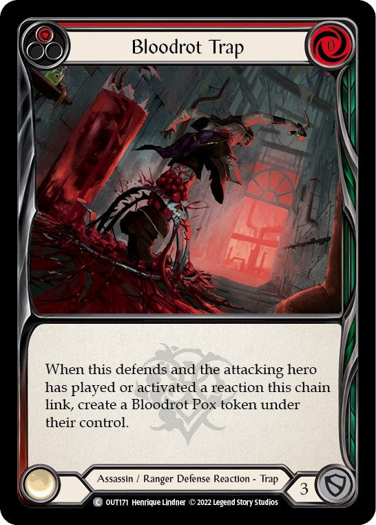 Image for Bloodrot Trap (Red) (Outsiders) (OUT171) - Flesh and Blood TCG