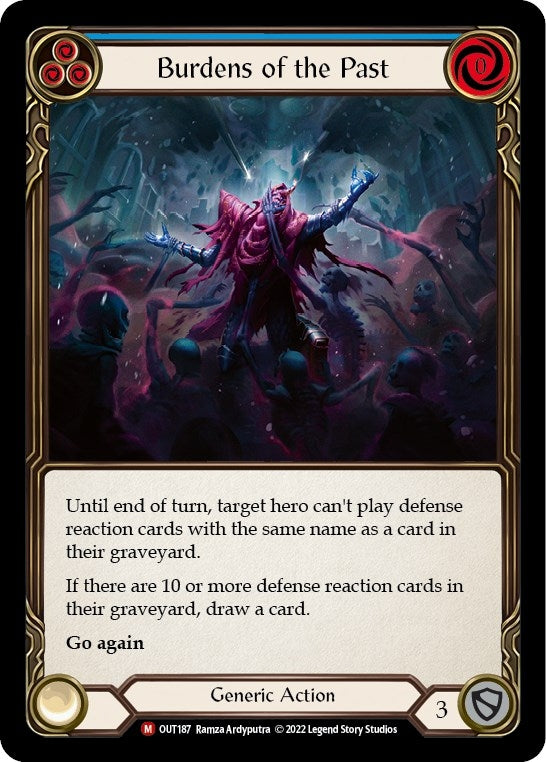 Image for Burdens of the Past (Outsiders) (OUT187) - Flesh and Blood TCG