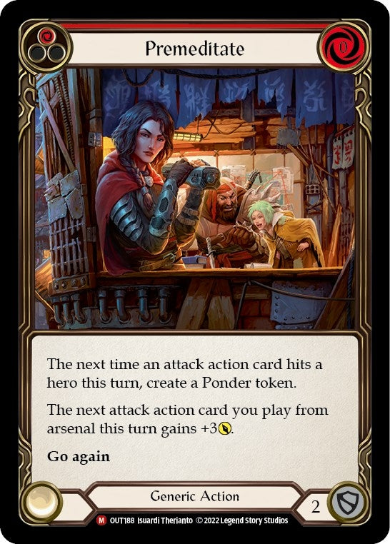 Image for Premeditate (Outsiders) (OUT188) - Flesh and Blood TCG