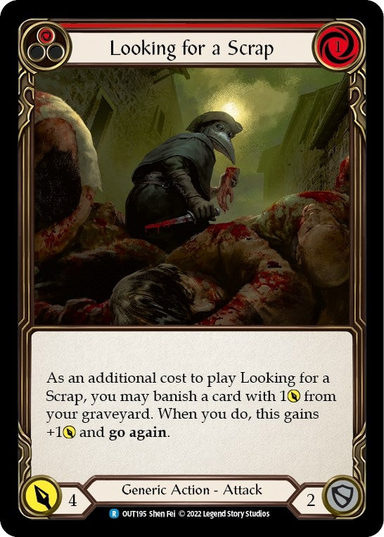 Image for Looking for a Scrap (Red) (Outsiders) (OUT195) - Flesh and Blood TCG