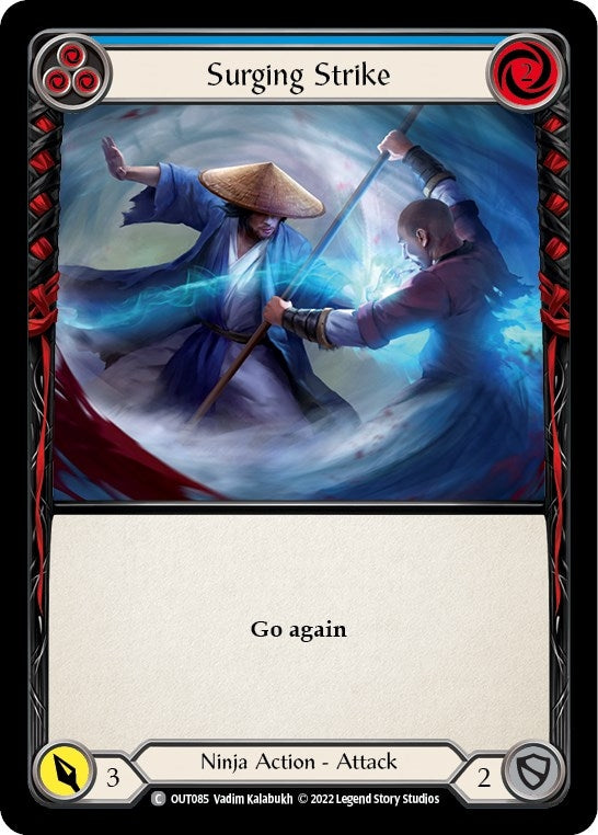Image for Surging Strike (Blue) (Outsiders) (OUT085) - Flesh and Blood TCG