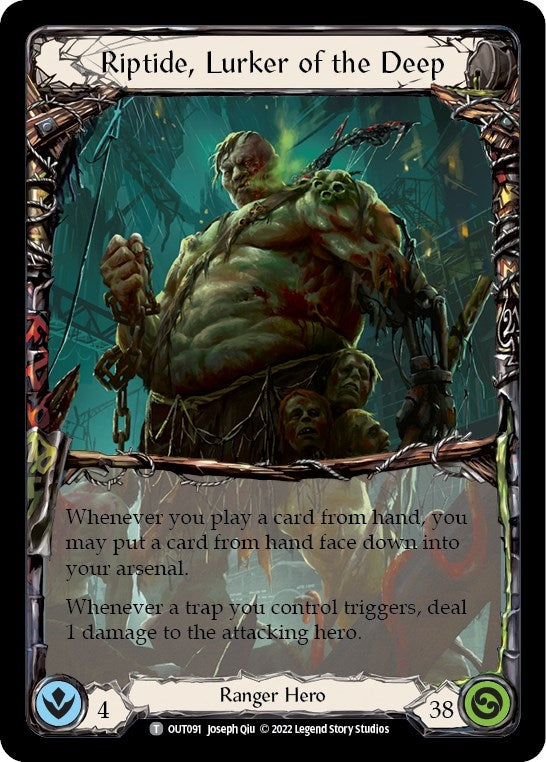 Image for Riptide, Lurker of the Deep (Outsiders) (OUT091) - Flesh and Blood TCG