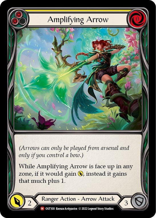Image for Amplifying Arrow (Outsiders) (OUT100) - Flesh and Blood TCG
