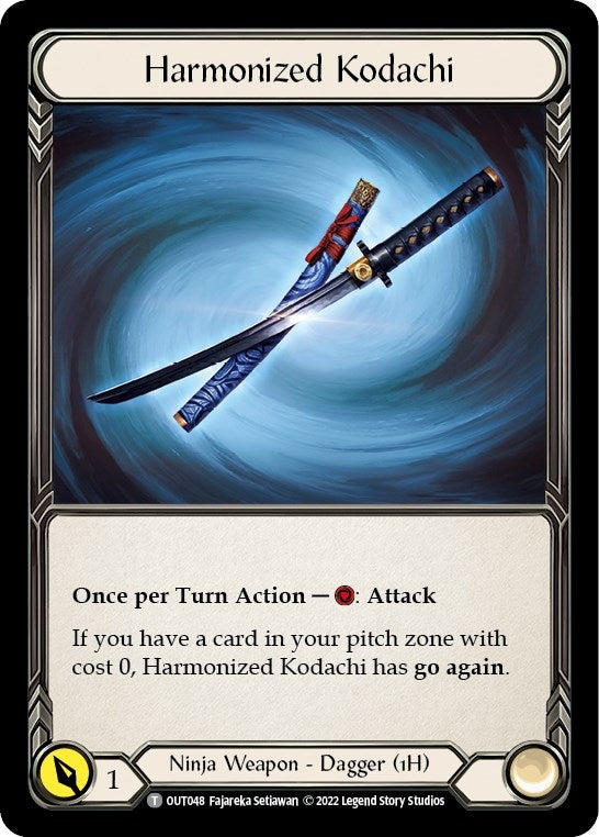 Image for Harmonized Kodachi (Outsiders) (OUT048) - Flesh and Blood TCG