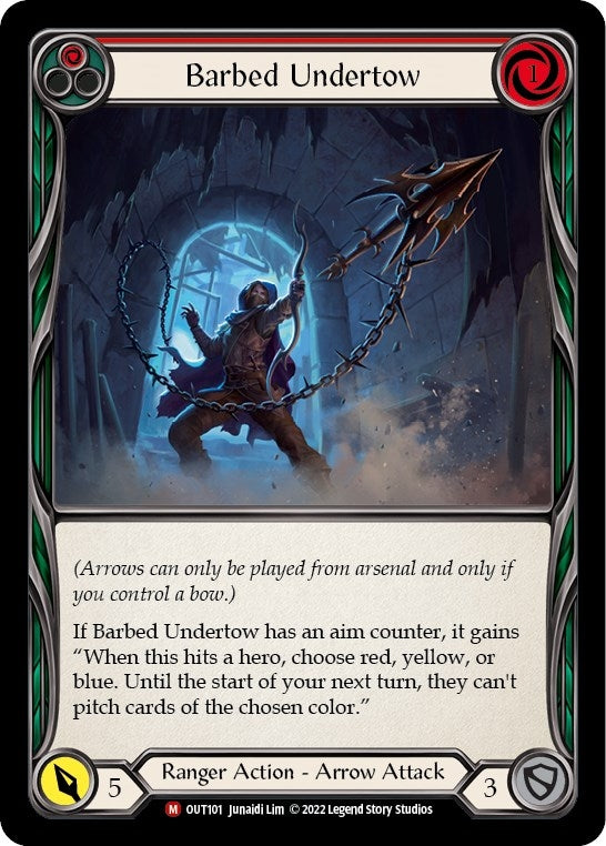 Image for Barbed Undertow (Outsiders) (OUT101) - Flesh and Blood TCG