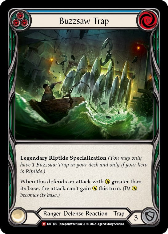 Image for Buzzsaw Trap (Outsiders) (OUT102) - Flesh and Blood TCG