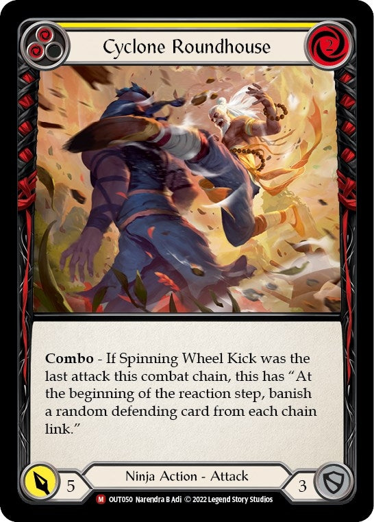 Image for Cyclone Roundhouse (Outsiders) (OUT050) - Flesh and Blood TCG